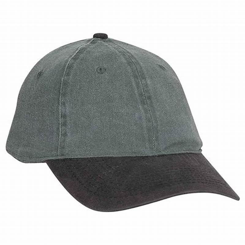 Two-Tone Baseball Cap Green and Black