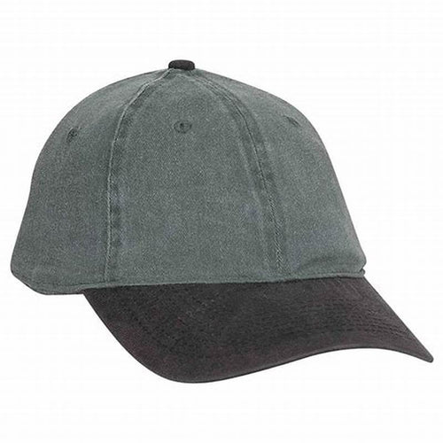 Two-Tone Baseball Cap Green and Black